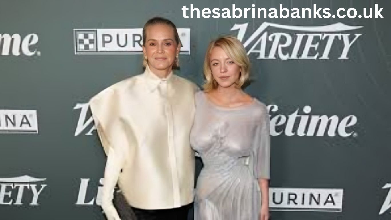 Sydney Sweeney Silver Dress Unblurred